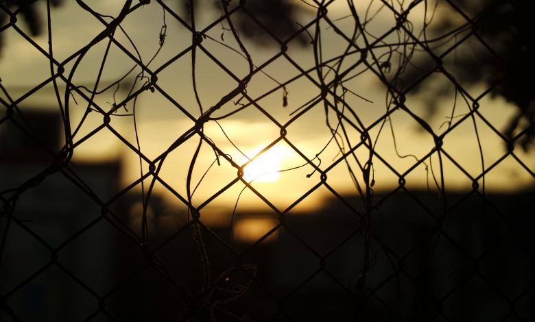 Silhouette Fence during Sunset. Burak Kebapci.